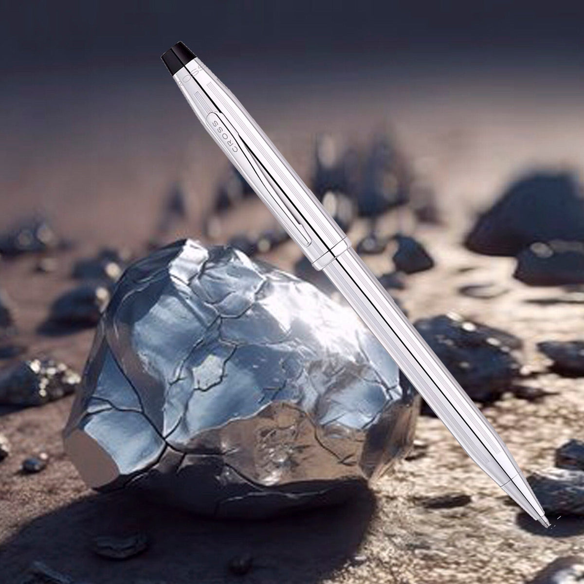 Cross Century II Lustrous Chrome CT Ballpoint Pen 3502WG - Main Image