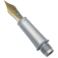 Diplomat Aero Matt Chrome 14CT Bi-Colour Nib Section