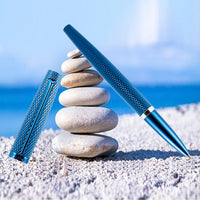 Blue Guilloche
