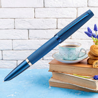 Blue Guilloche