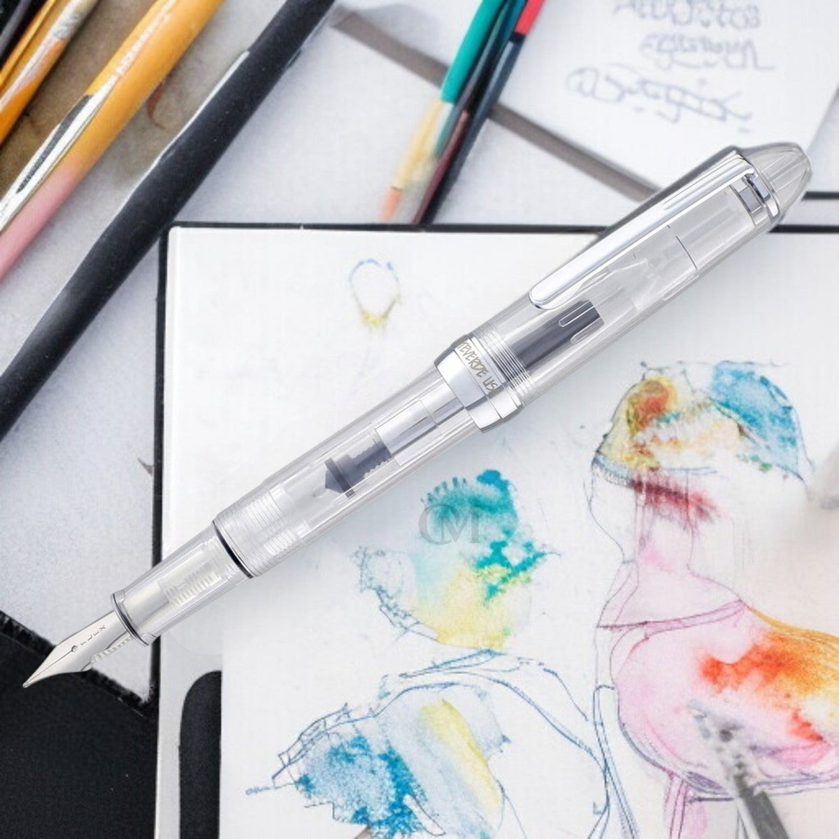 Monteverde MONZA FOUNTAIN PEN WITH INK VIALS, Botswana Monteverde MONZA FOUNTAIN PEN WITH INK VIALS, Botswana