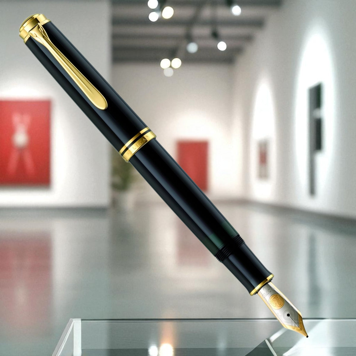 Pelikan Souveran M1000 Black Fountain Pen | Germany | Onlinemantra.in