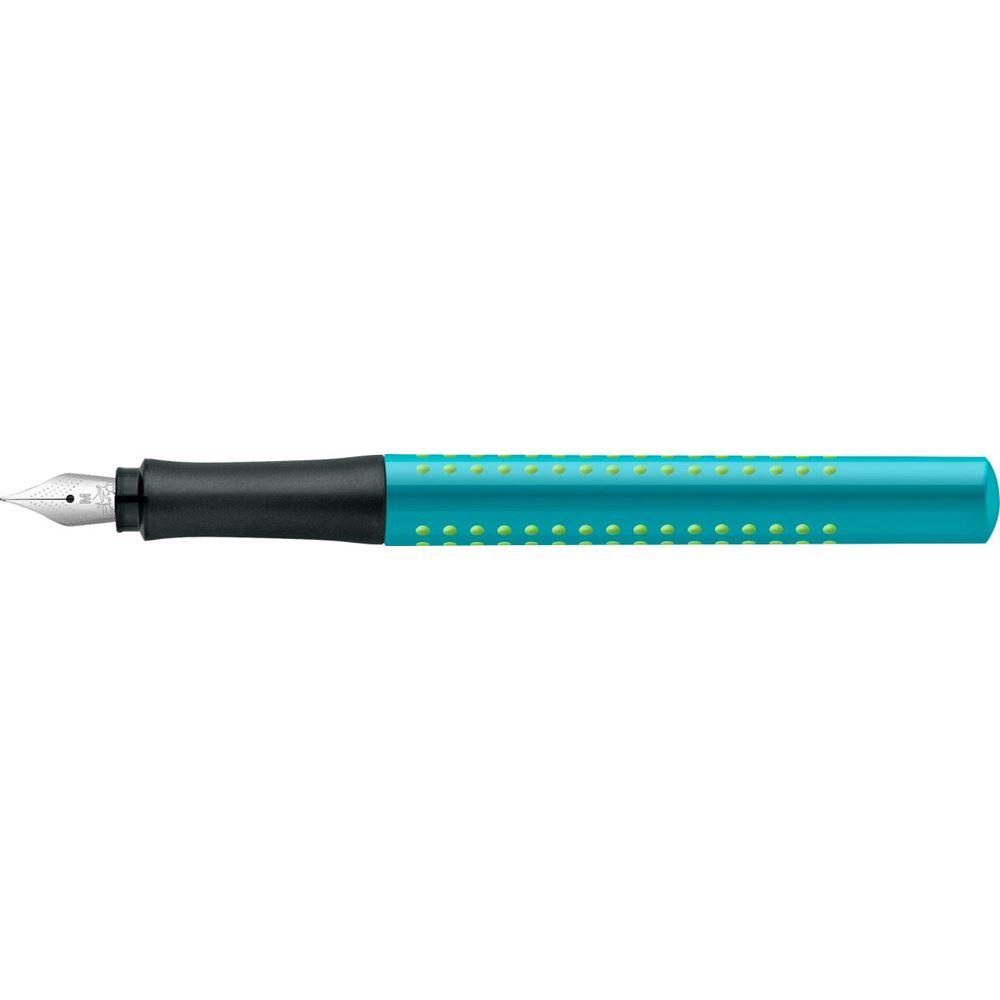 Faber-Castell Grip 2010 Turquoise Fountain Pen Germany - Main Image