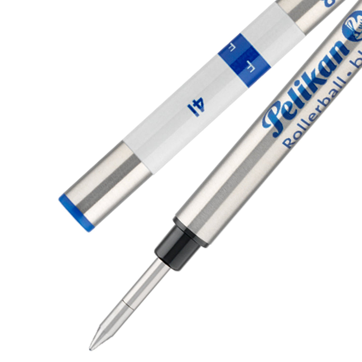 Pelikan 338 F Kugelschreiberminen Schwarz – Feine Spitze, 12 Stück, Edelstahl & Wolframkarbid