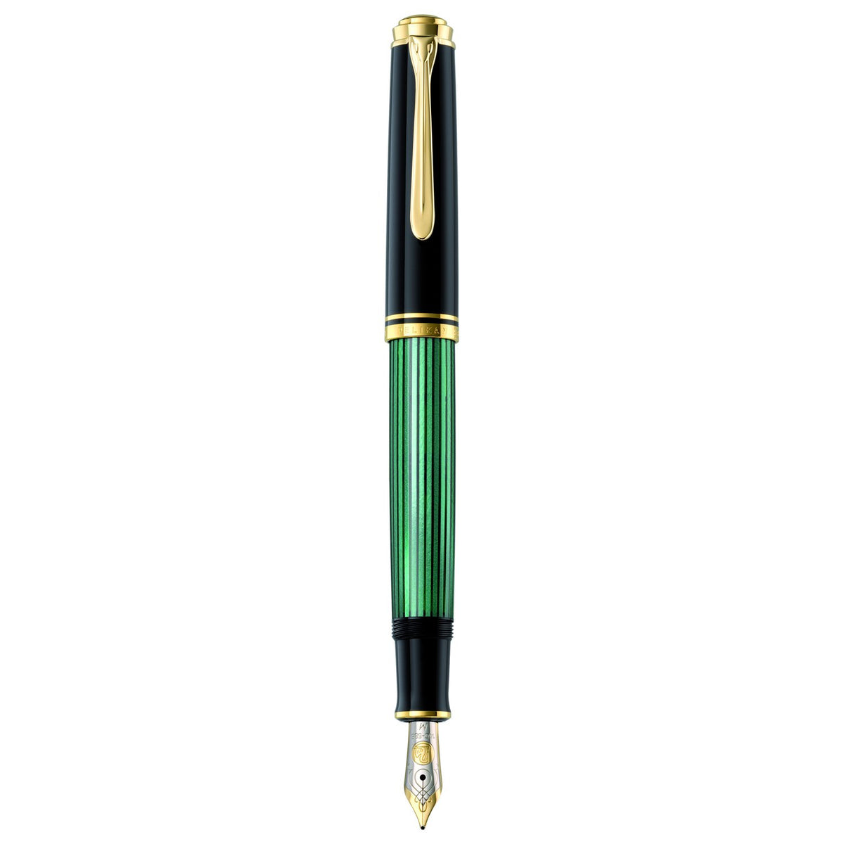 筆記具 PELIKAN Souveran D300 GREEN-STRIPE PEP_SVRN_M600_BLKGRN_FPEF_9794