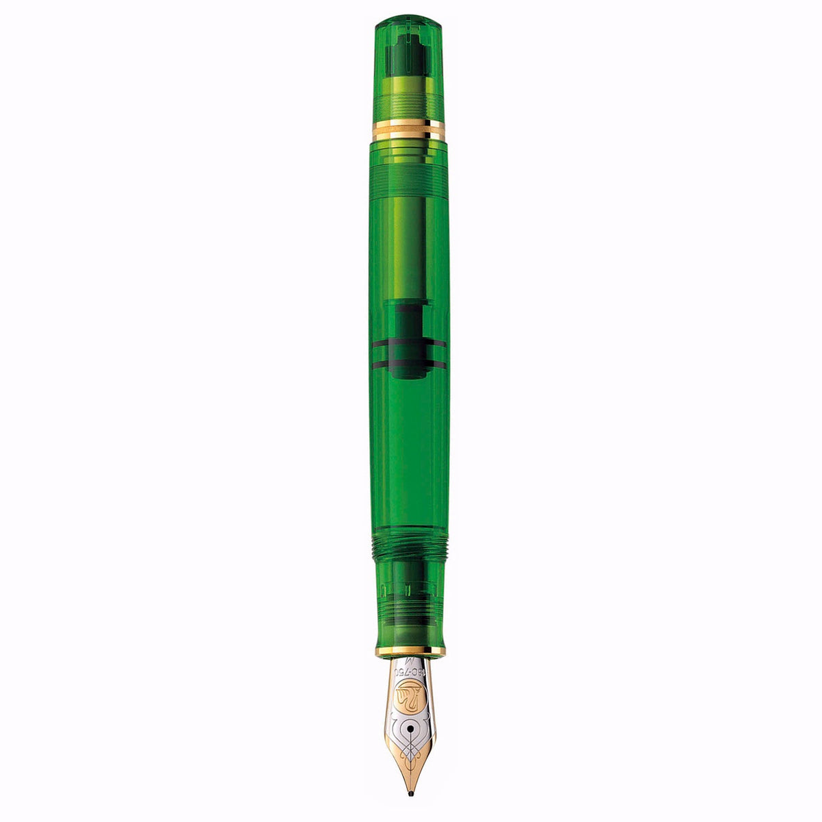 筆記具 PELIKAN Souveran D300 GREEN-STRIPE PEP_SVRN_M800_GRN_DEMO_FPEF_82