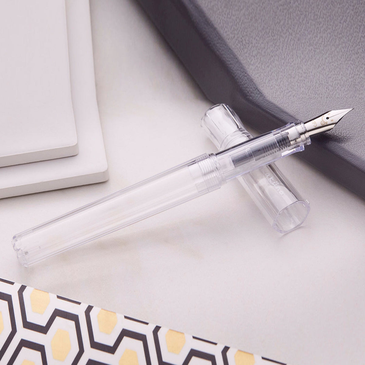 Pilot Kakuno Clear Fountain Pen