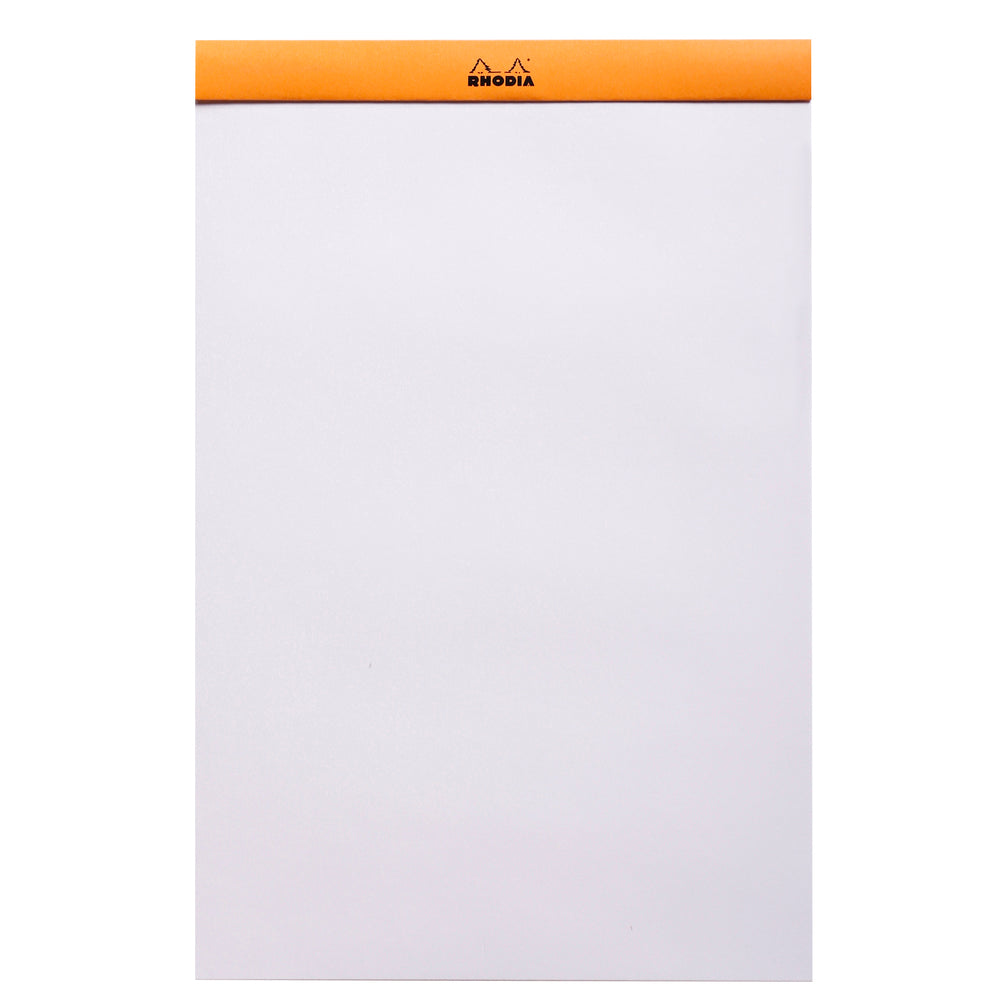 Rhodia Basics Orange Notepad (210X318mm - Plain) 19000C