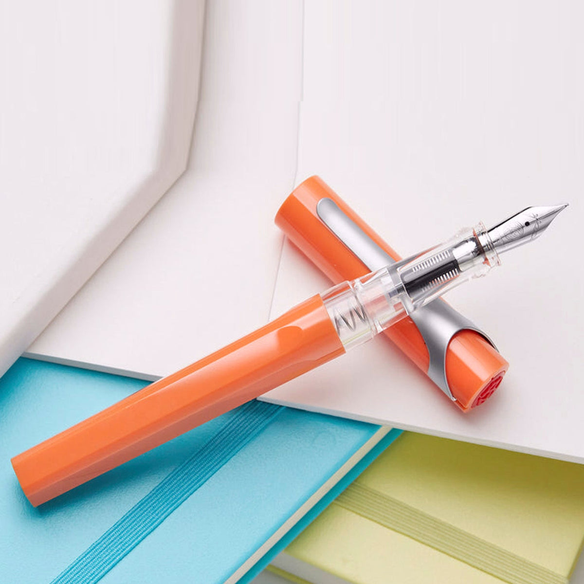 Twsbi Eco Sunset Orange Twsbi Swipe Salomn CT Fountain Pen