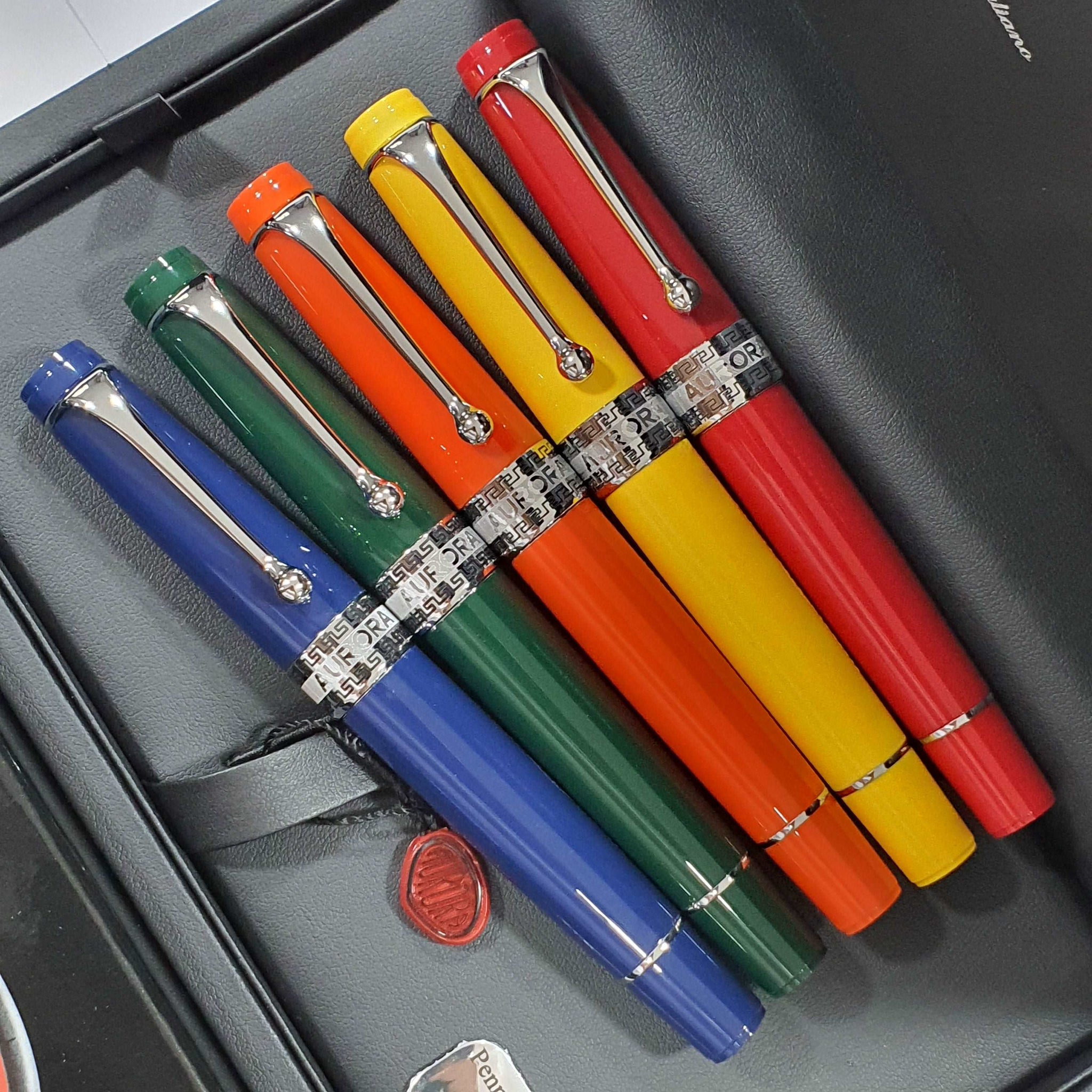 Aurora Optima Flex Yellow Fountain Pen 997-GI (Limited Edition)