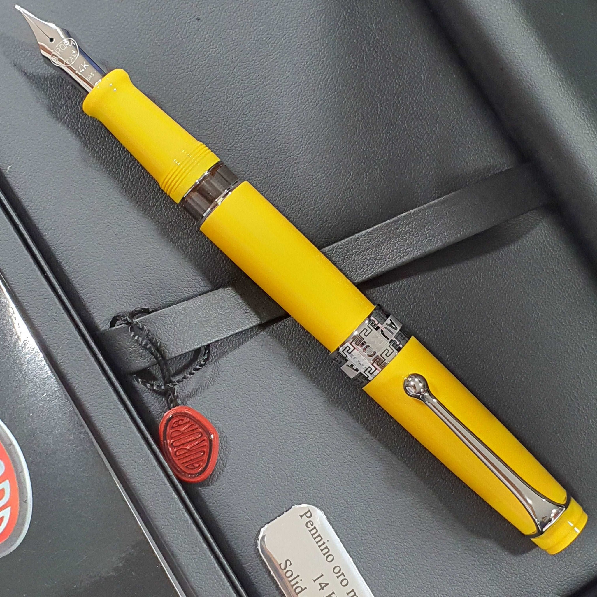 Aurora Optima Flex Yellow Fountain Pen 997-GI (Limited Edition)