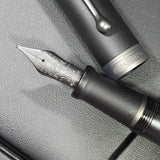 Aurora Talentum Black 14K Gold Ruthenium Trim Fountain Pen