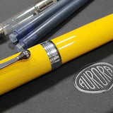 Aurora Talentum Yellow 14K Gold CT Fountain Pen D11-Y