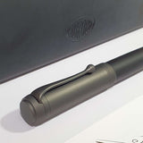 Aurora Talentum Ruthenium/Black 14K Gold Fountain Pen D10-CRN
