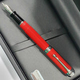 Aurora Talentum Red 14K Gold CT Fountain Pen D11-R
