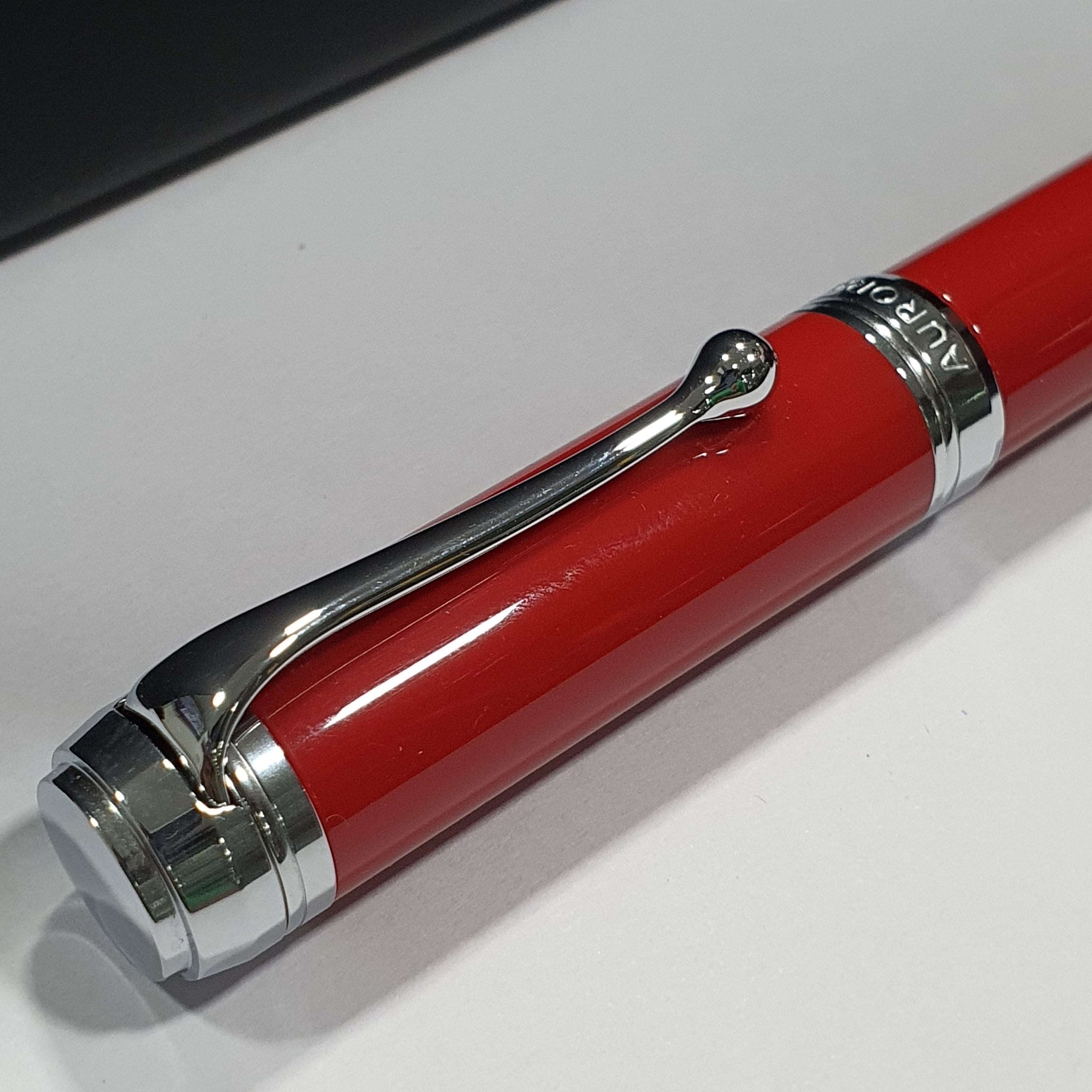 Aurora Talentum Red 14K Gold CT Fountain Pen D11-R