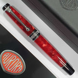 Aurora Optima Red 14K Gold CT Fountain Pen 996-CR