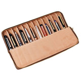 Arista Leather Twelve Pen Case (Brown) AE012BWN