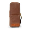 Arista Leatherette Three Pen Case (Brown) AE003BRW