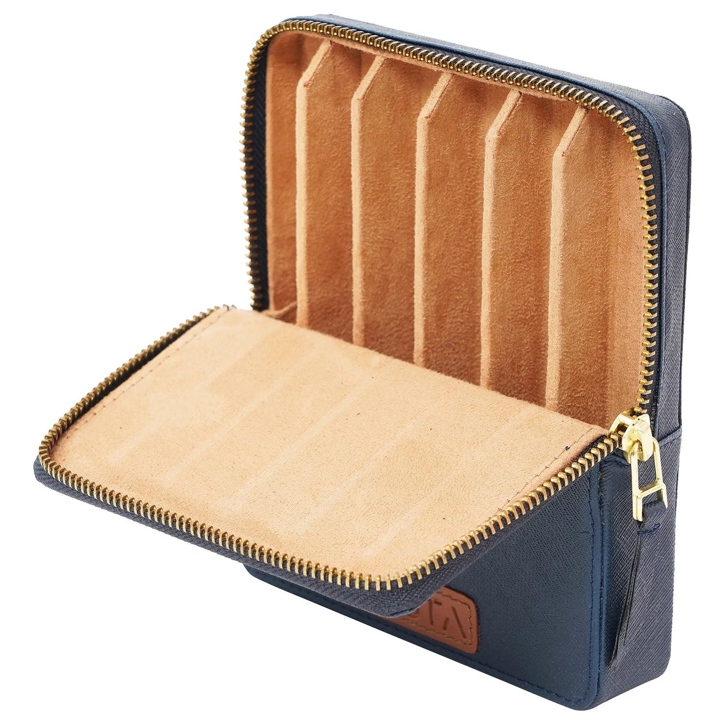 Arista Leather Six Pen Case (Blue) AE006BLU