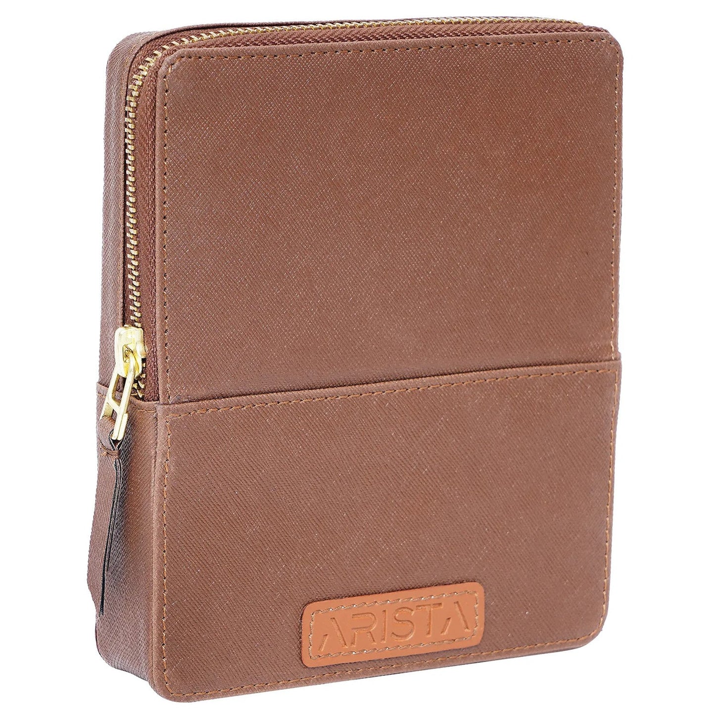 Arista Leather Six Pen Case (Brown) AE006BWN