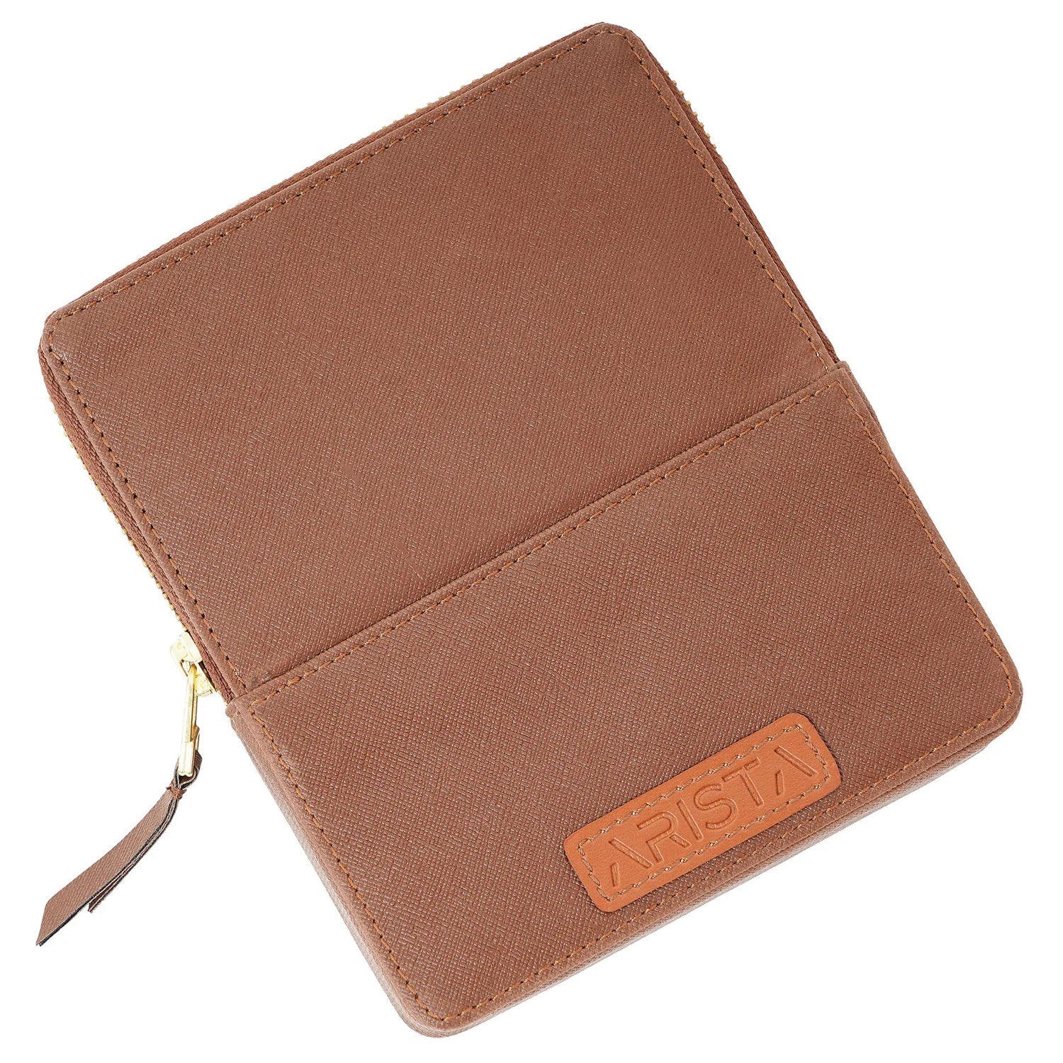 Arista Leather Six Pen Case (Brown) AE006BWN