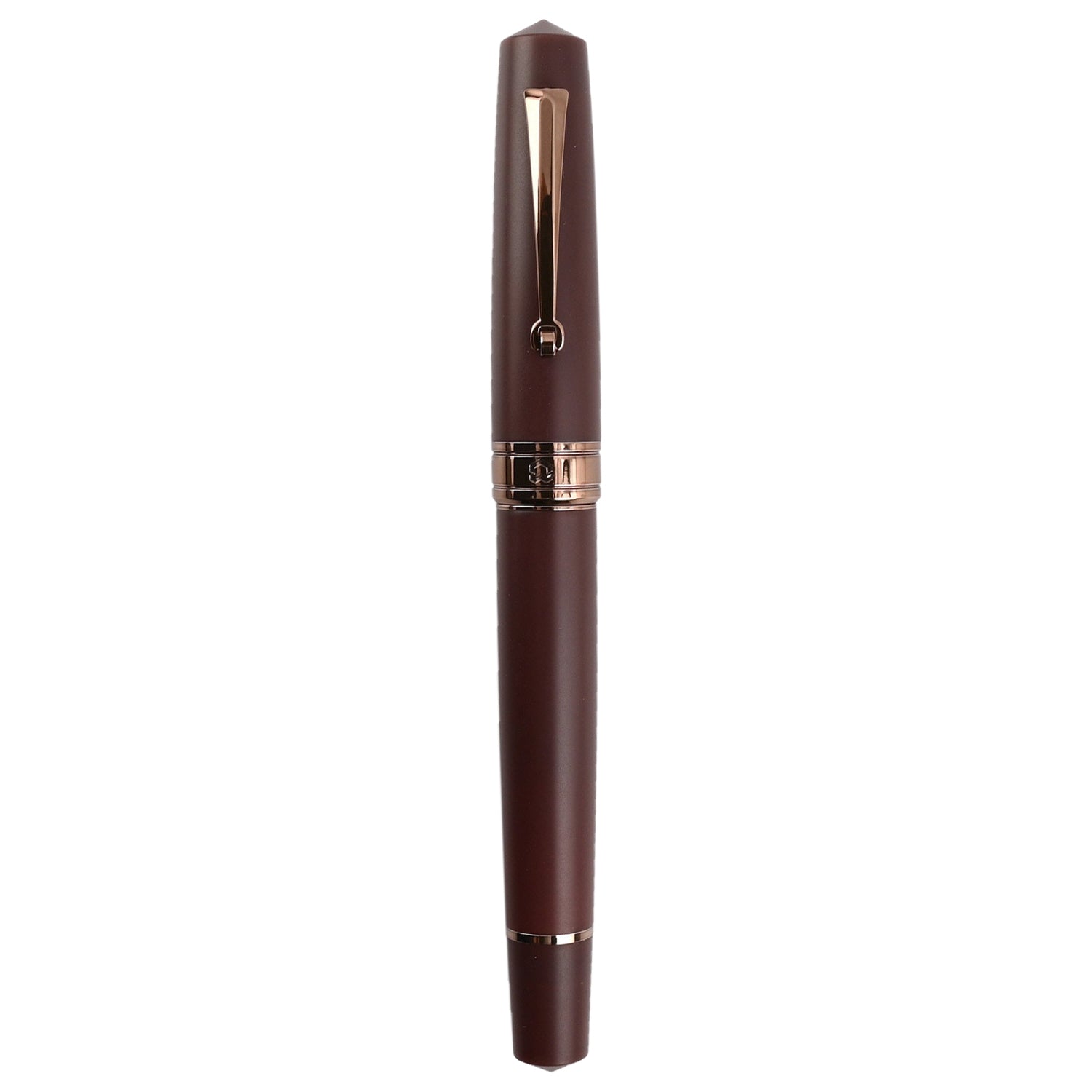 Arista One Chocolate Brown PVD Fountain Pen