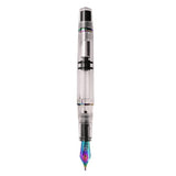 Arista One Clear Rainbow PVD Fountain Pen