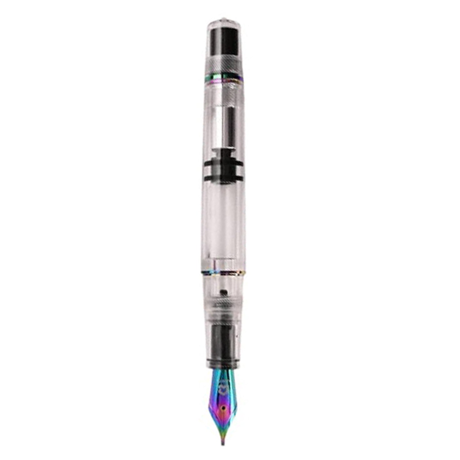Arista One Clear Rainbow PVD Fountain Pen