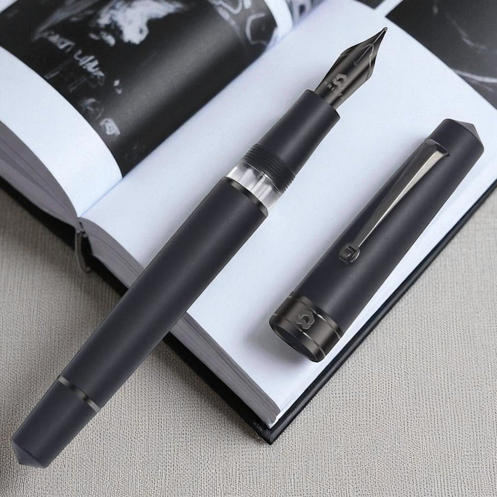 Arista One Matt Black PVD Fountain Pen