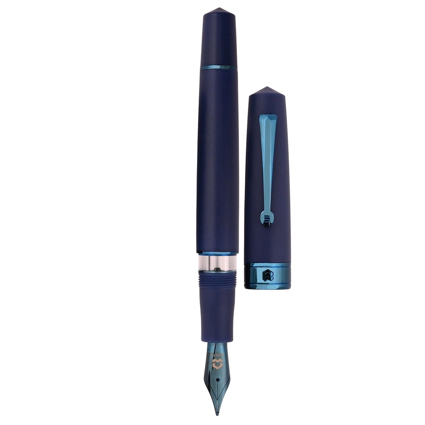 Arista One Navy Blue PVD Fountain Pen