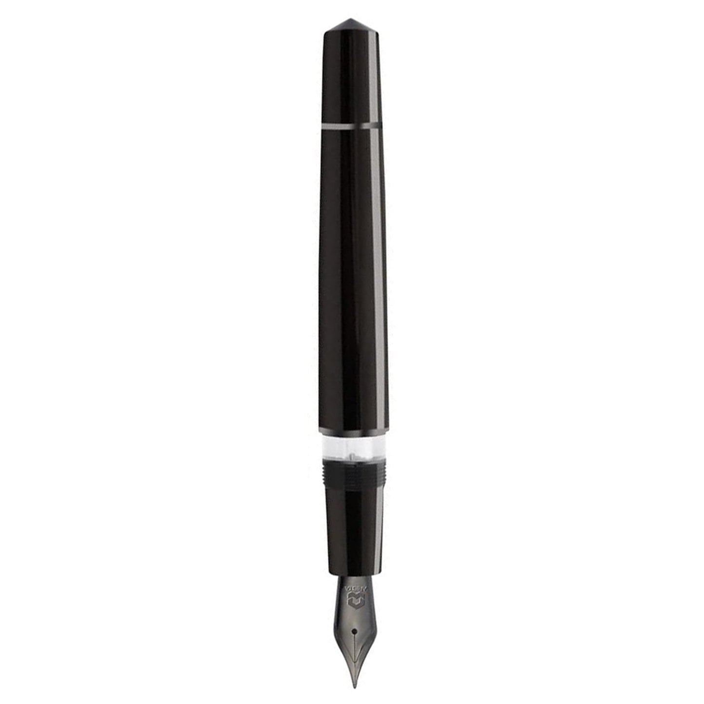 Arista One Shiny Black PVD Fountain Pen