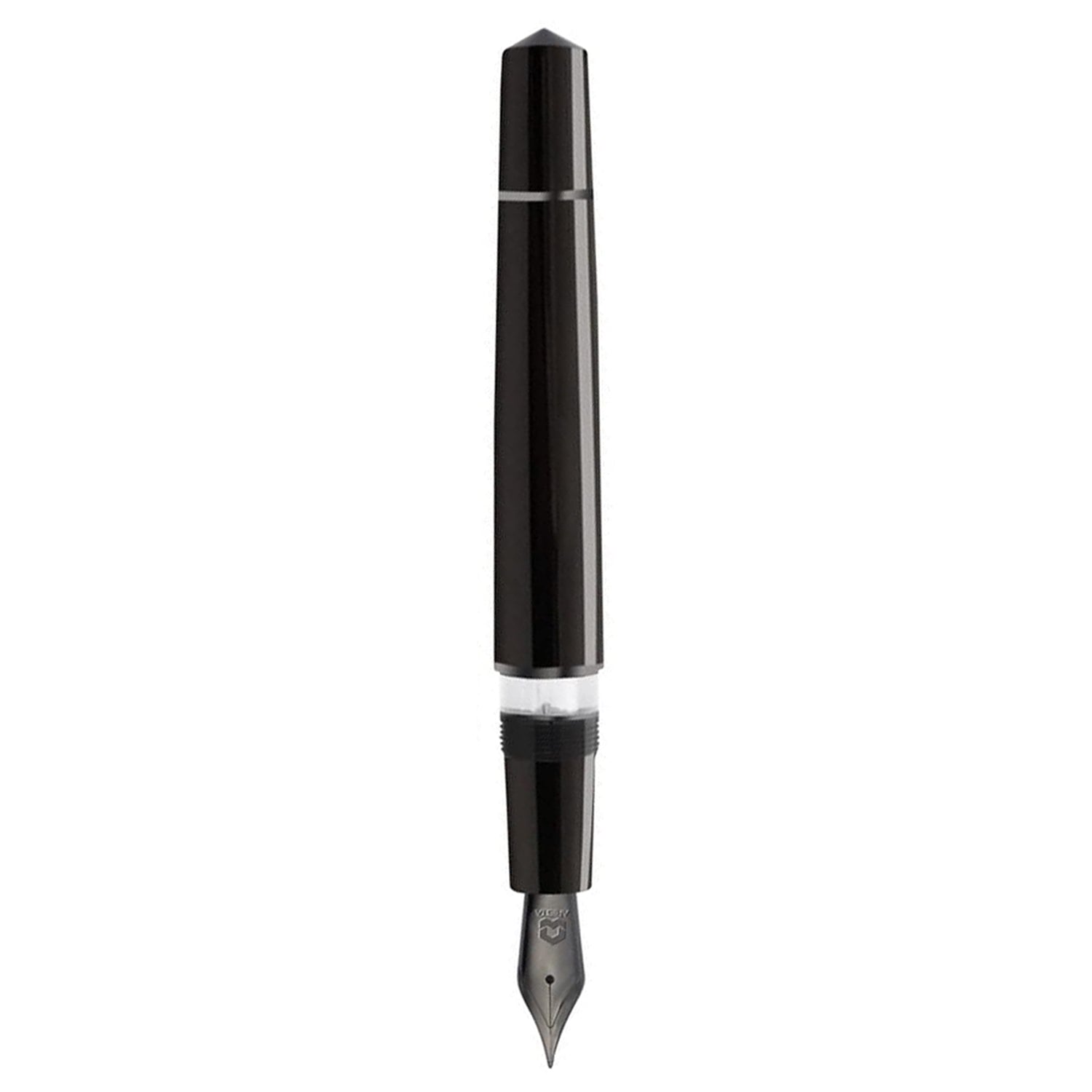 Arista One Shiny Black PVD Fountain Pen