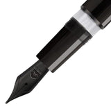 Arista One Shiny Black PVD Fountain Pen