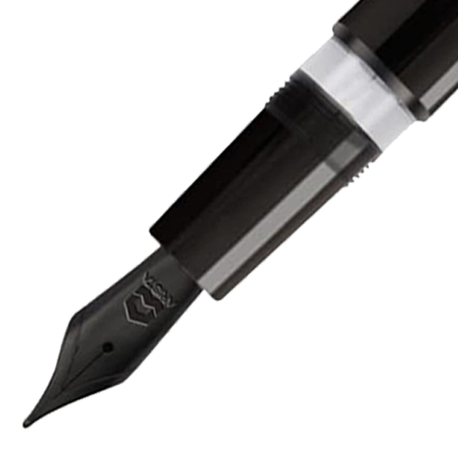 Arista One Shiny Black PVD Fountain Pen