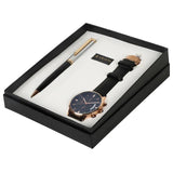 Arista Switch Black Chrome GT Ballpoint Pen + Watch Gift Set AE0175WA