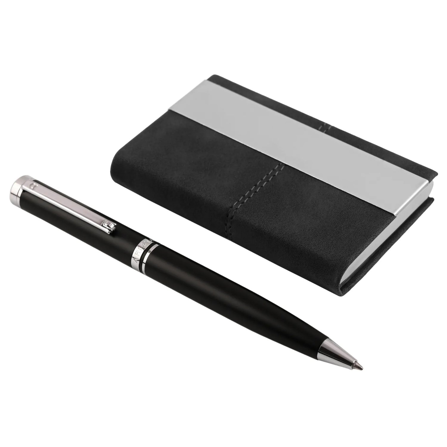 Arista Switch Black CT Ballpoint Pen + Card Holder Gift Set AE0117CH