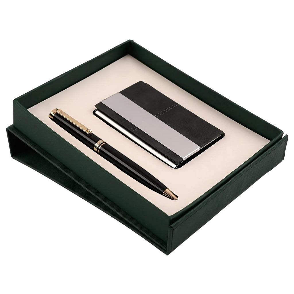 Arista Switch Black GT Ballpoint Pen + Card Holder Gift Set AE0122CH