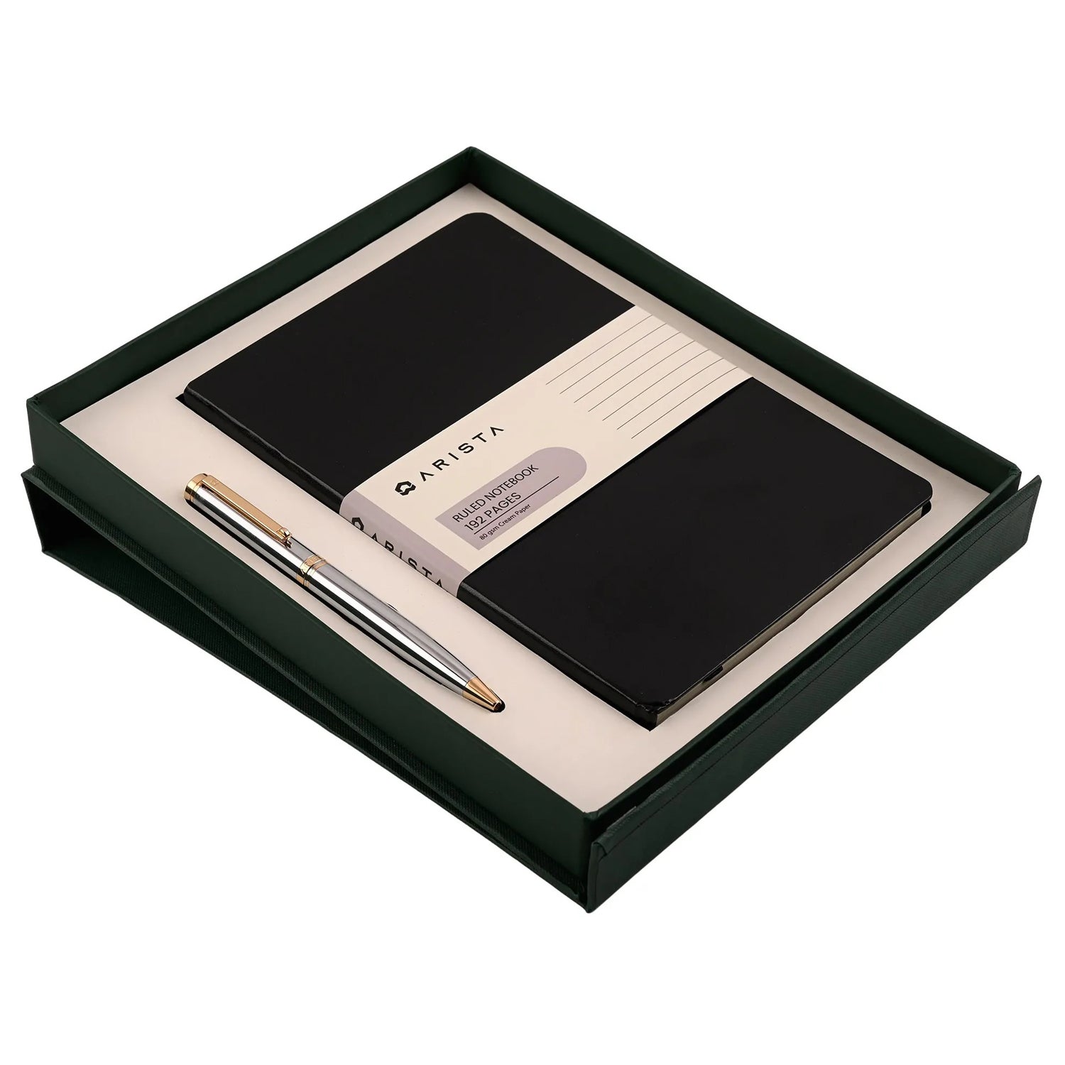 Arista Switch Chrome GT Ballpoint Pen + Notebook Gift Set AE0140NB