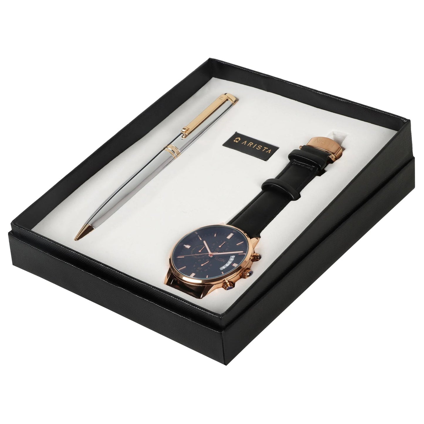 Arista Switch Chrome GT Ballpoint Pen + Watch Gift Set AE0140WA