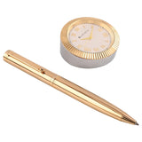 Arista Switch Gold GT Ballpoint Pen + Table Clock Gift Set AE0174CL