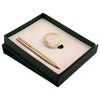 Arista Switch Gold GT Ballpoint Pen + Table Clock Gift Set AE0174CL