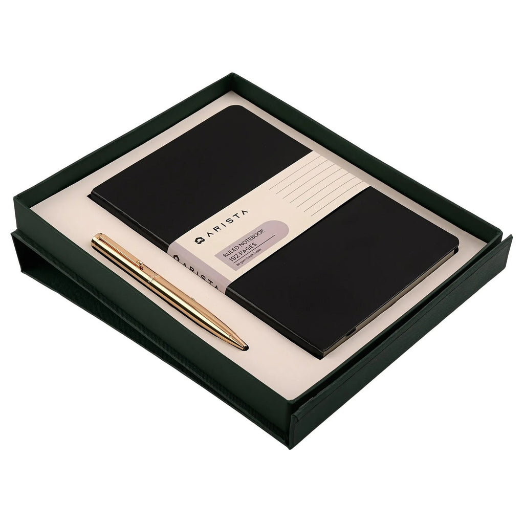 Arista Switch Gold GT Ballpoint Pen + Notebook Gift Set AE0174NB