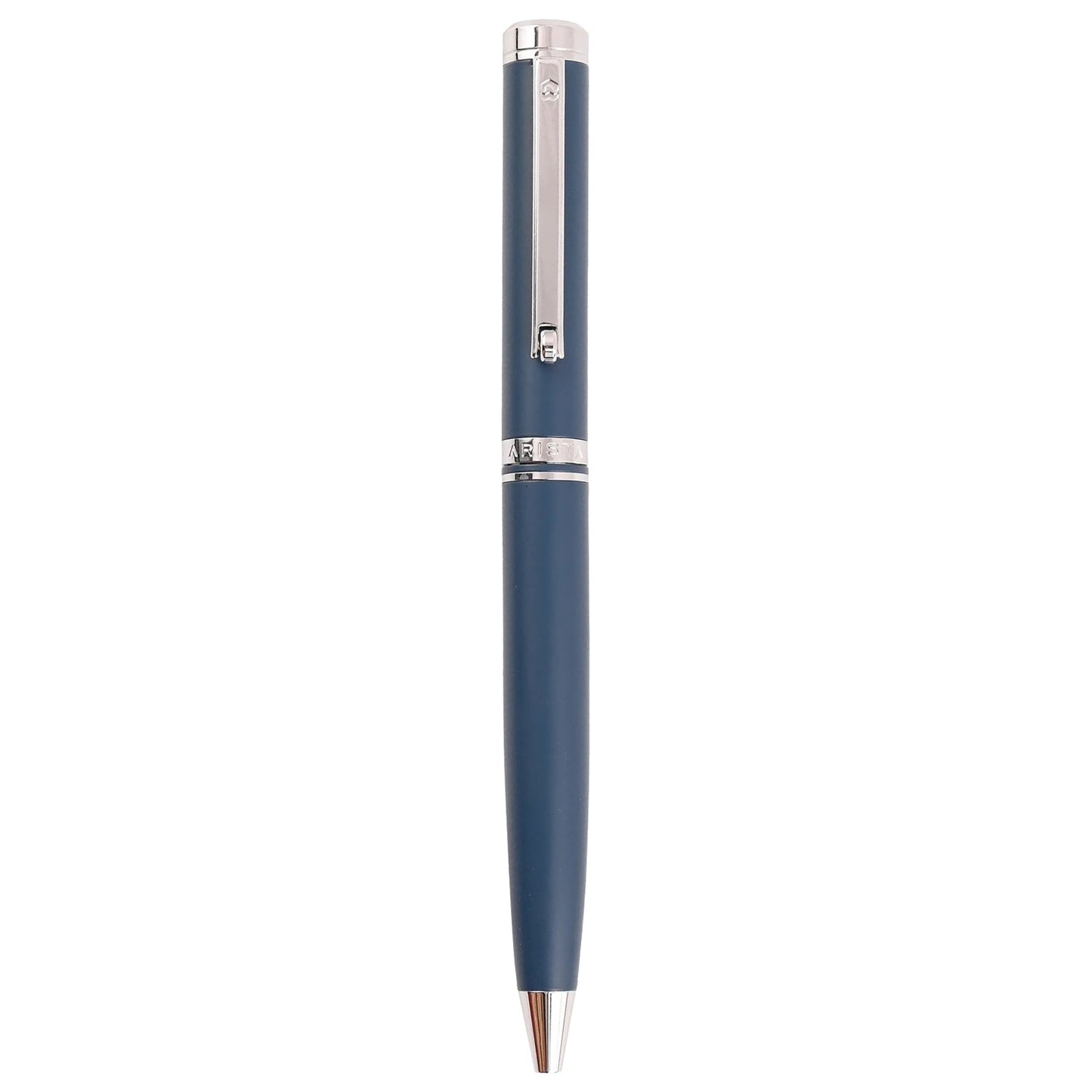 Arista Switch Matt Blue CT Ballpoint Pen + Table Clock Gift Set AE0139CL