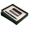Arista Switch Matt Blue CT Ballpoint Pen + Card Holder Gift Set AE0139CH