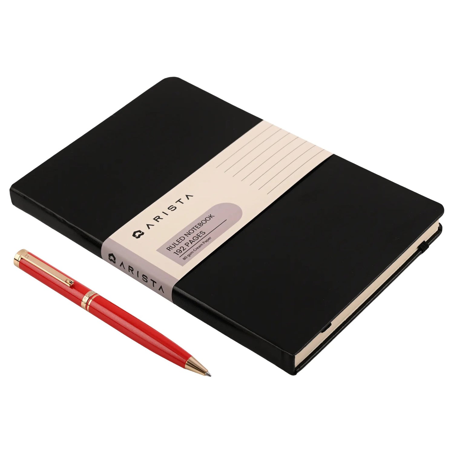 Arista Switch Pearl Red GT Ballpoint Pen + Notebook Gift Set AE0131NB