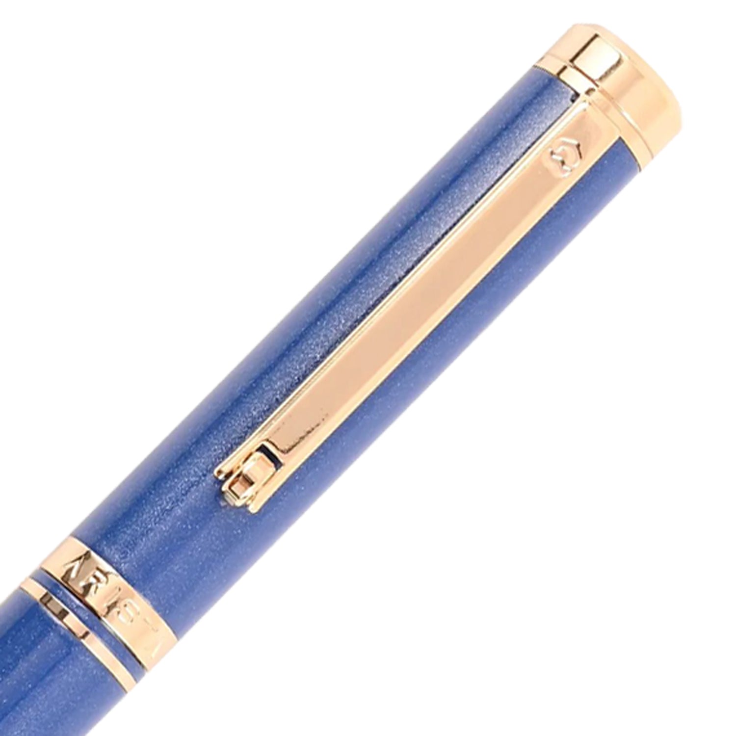 Arista Switch Sapphire Blue GT Ballpoint Pen + Table Clock Gift Set AE0138CL