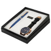 Arista Switch Sapphire Blue GT Ballpoint Pen + Watch Gift Set AE0138WA