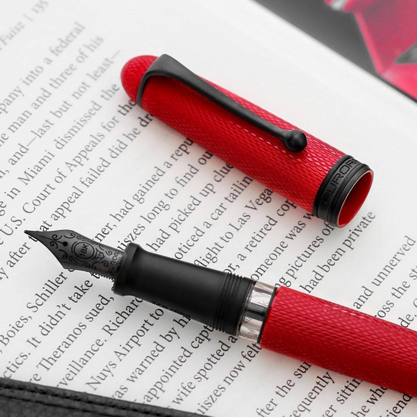 Aurora 88 Red Mamba Fountain Pen
