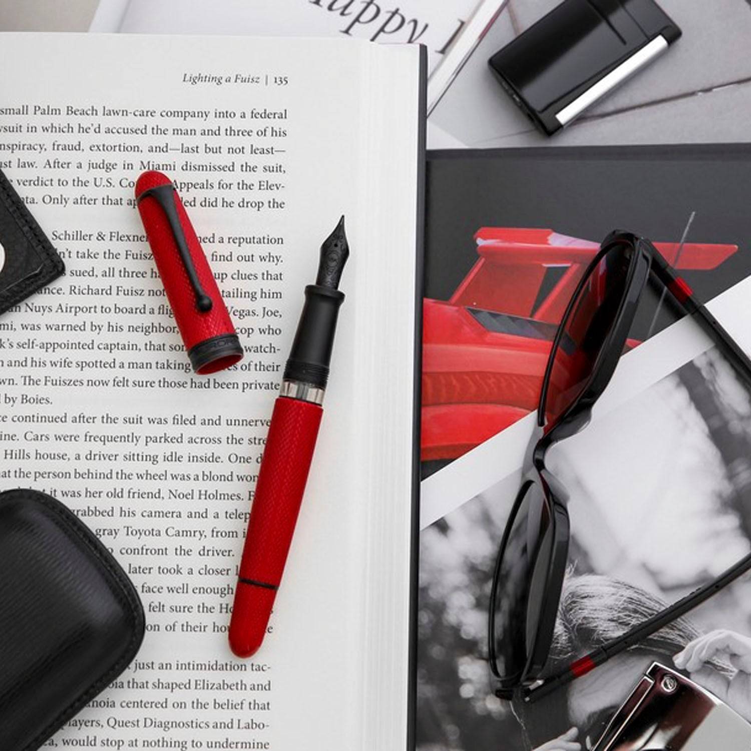 Aurora 88 Red Mamba Fountain Pen